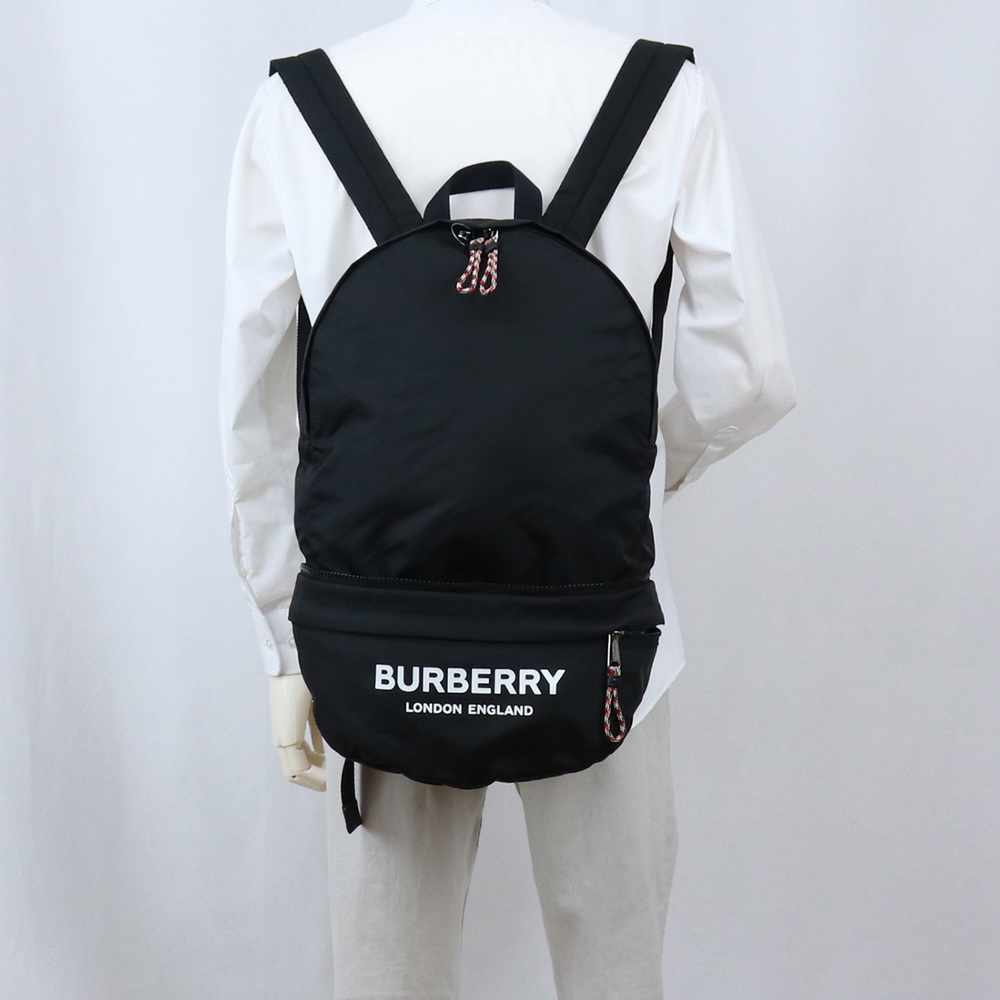 Burberry Backpack Rucksack Nylon Black - Picture 12 of 12